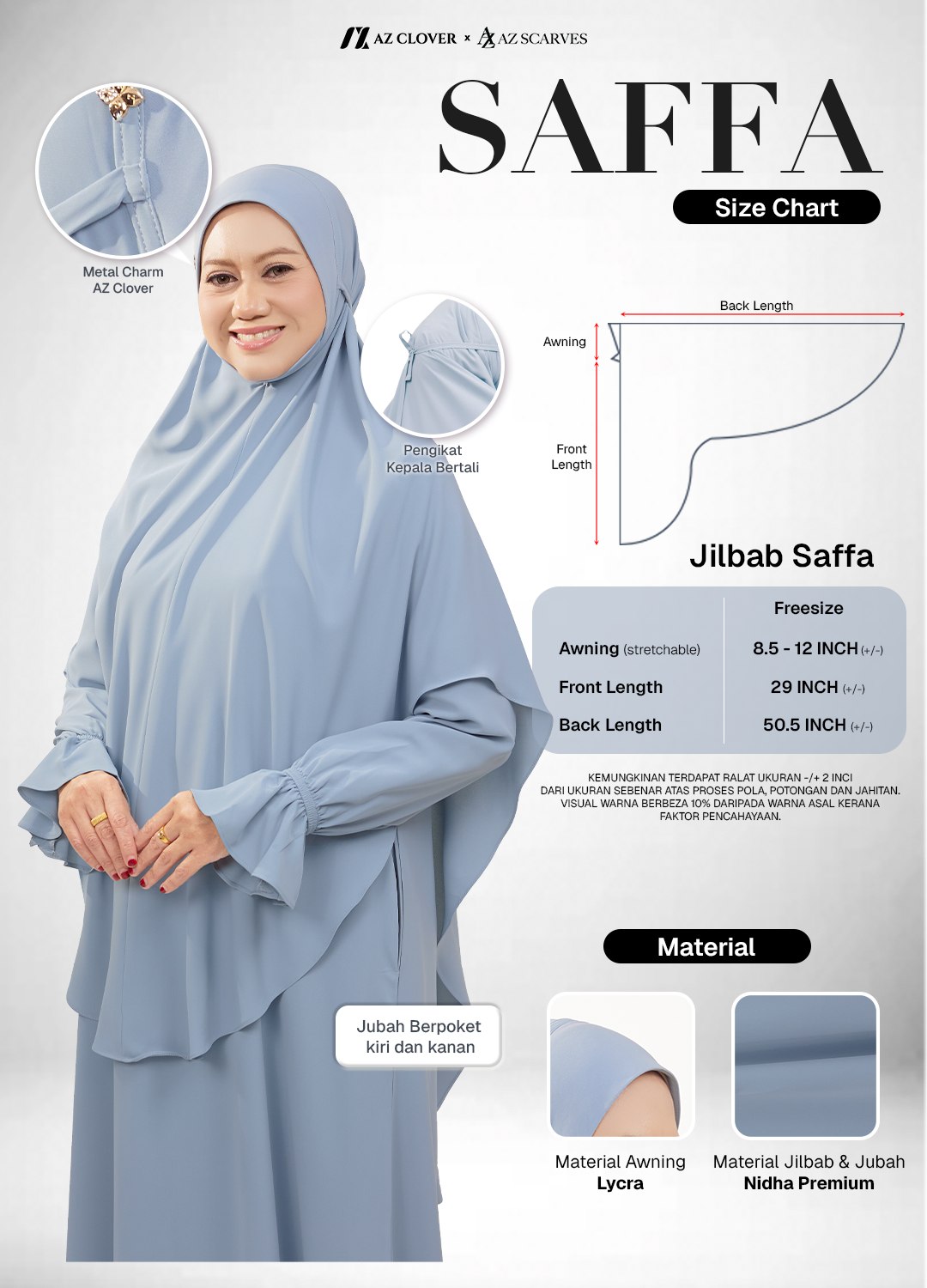 JILBAB 03 SA ROSY TAUPE - Image 2
