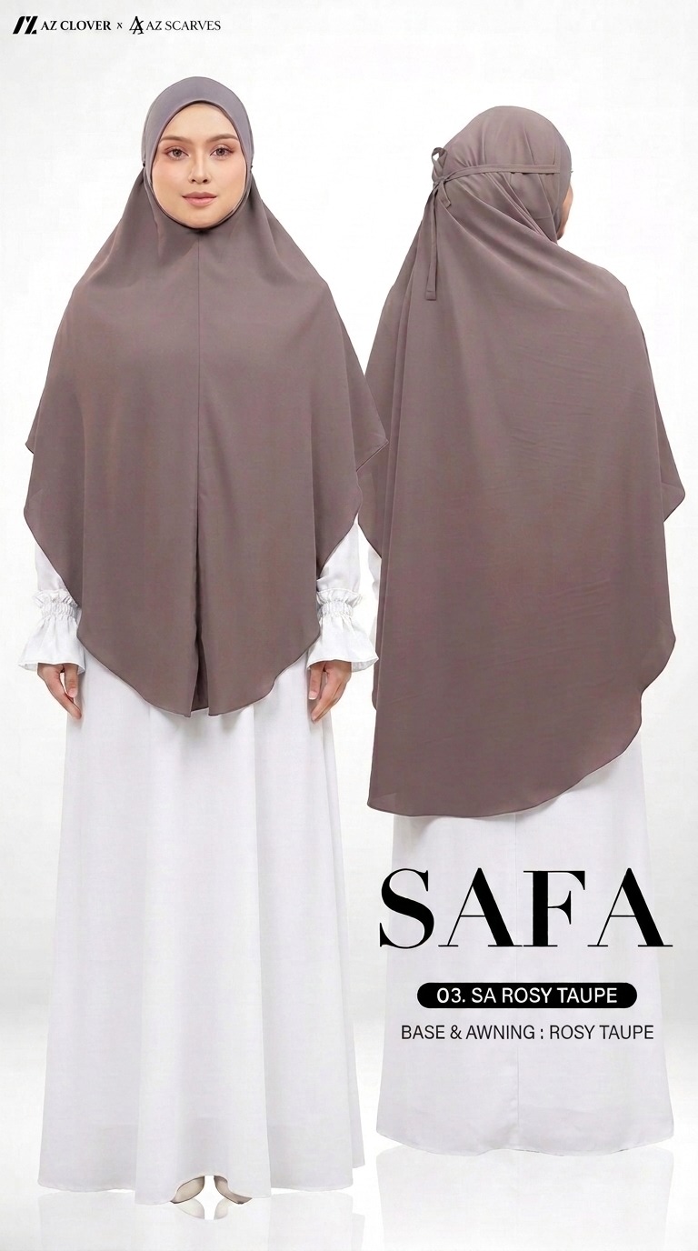 JILBAB 03 SA ROSY TAUPE