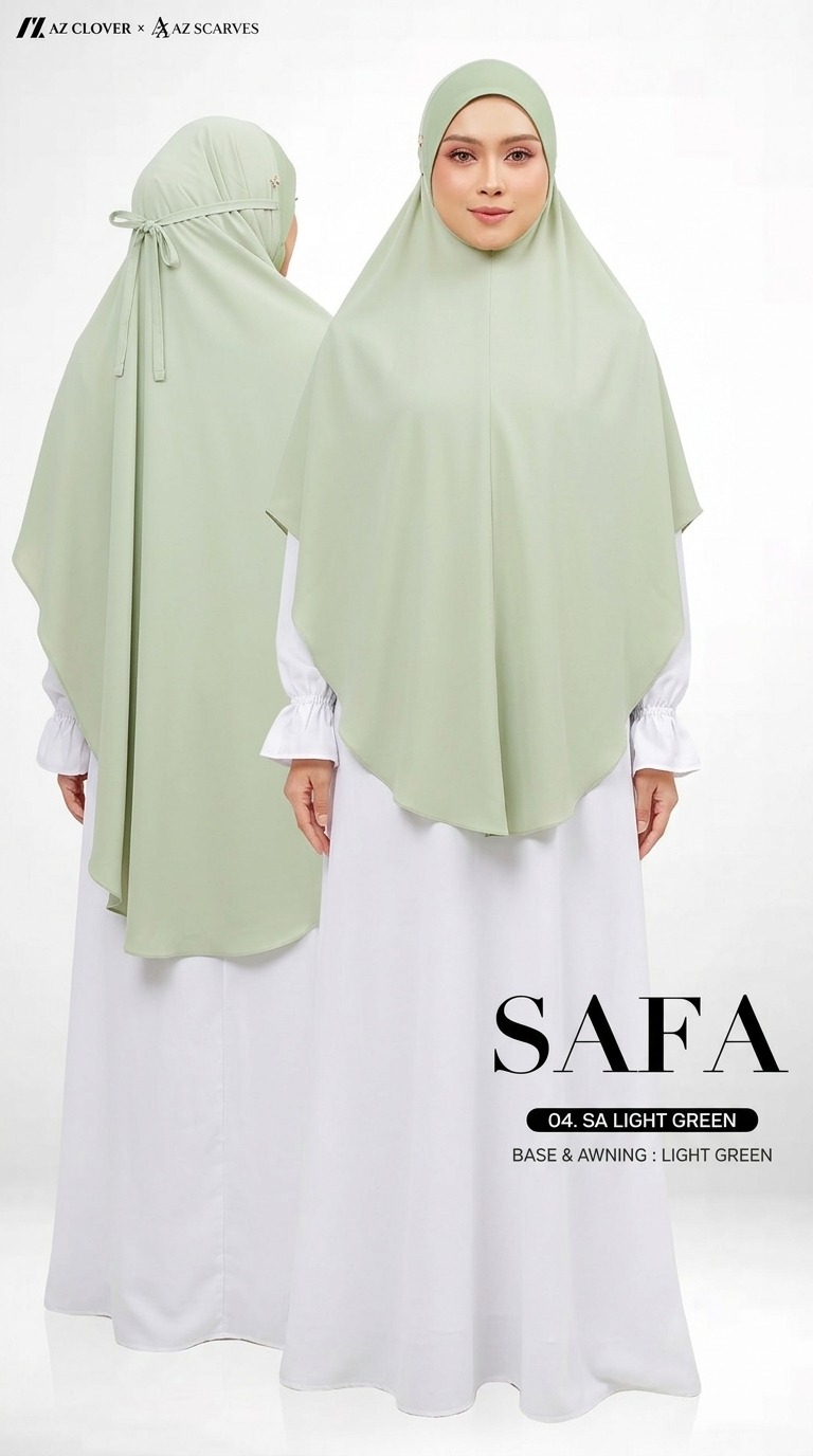 JILBAB 04 SA LIGHT GREEN