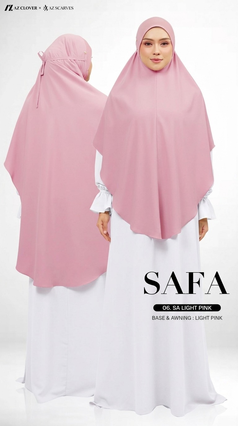 JILBAB 06 SA LIGHT PINK