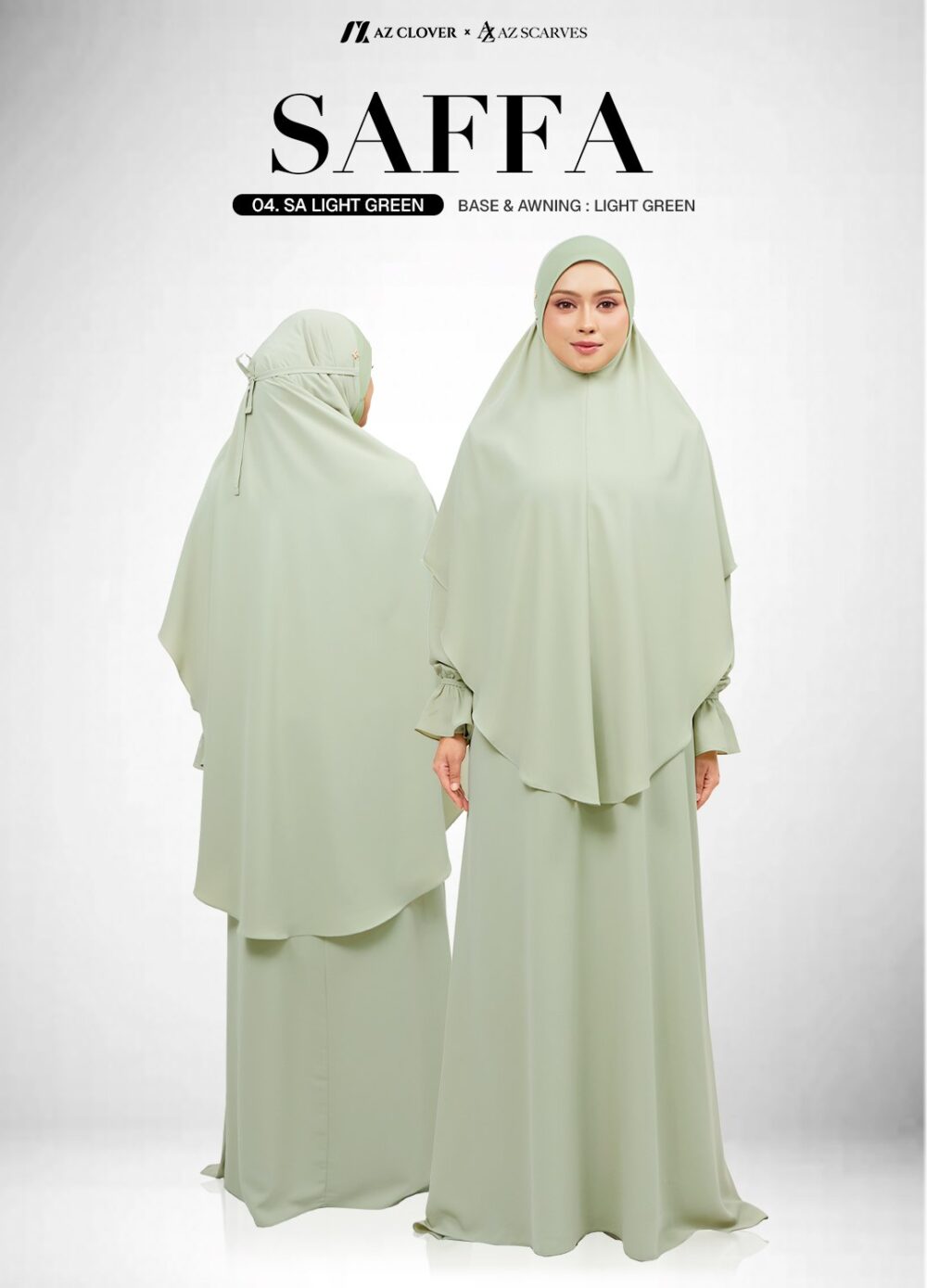 JUBAH 04 SA LIGHT GREEN - SAIZ 2
