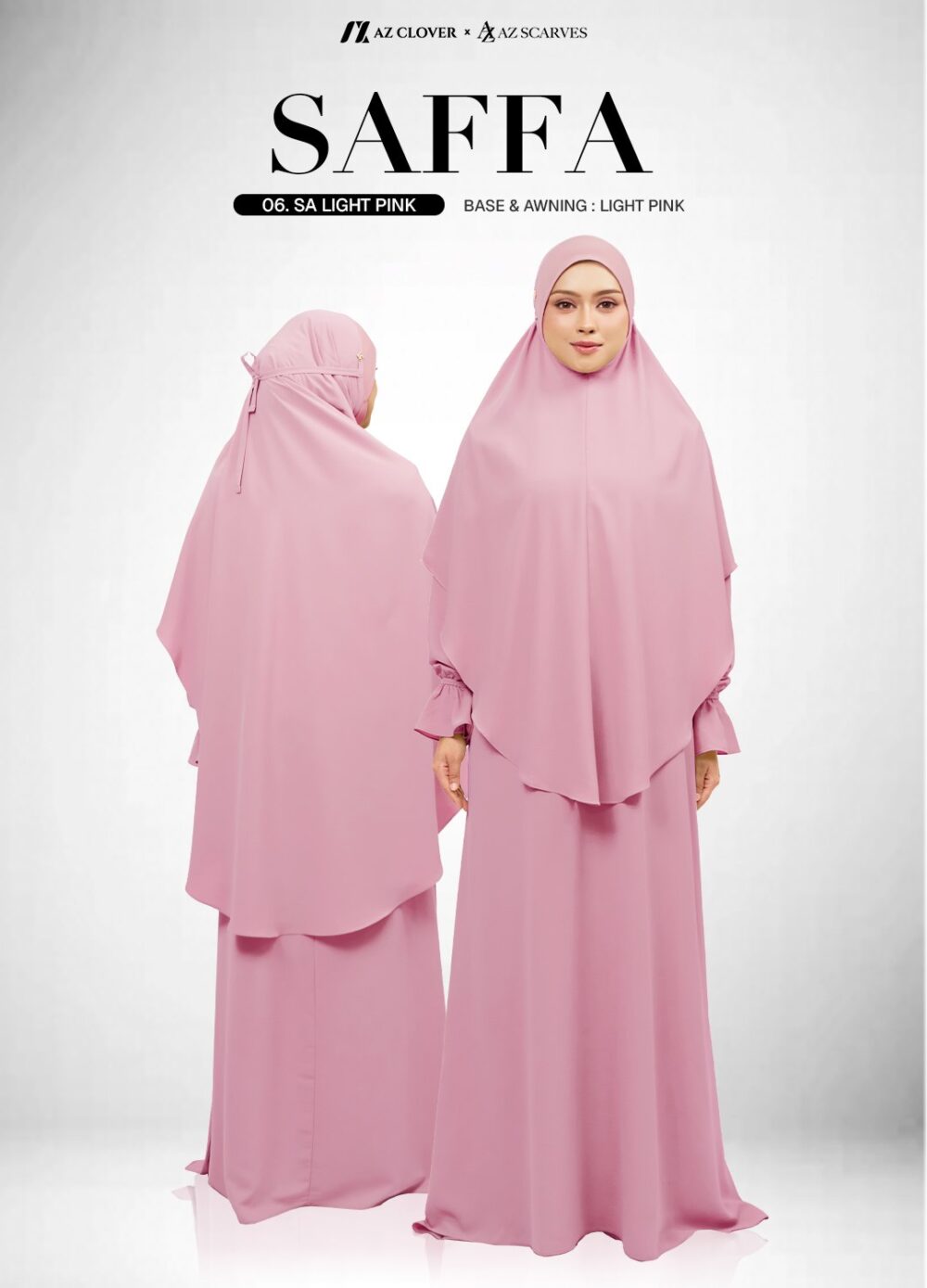 JUBAH 06 SA LIGHT PINK – SAIZ 1