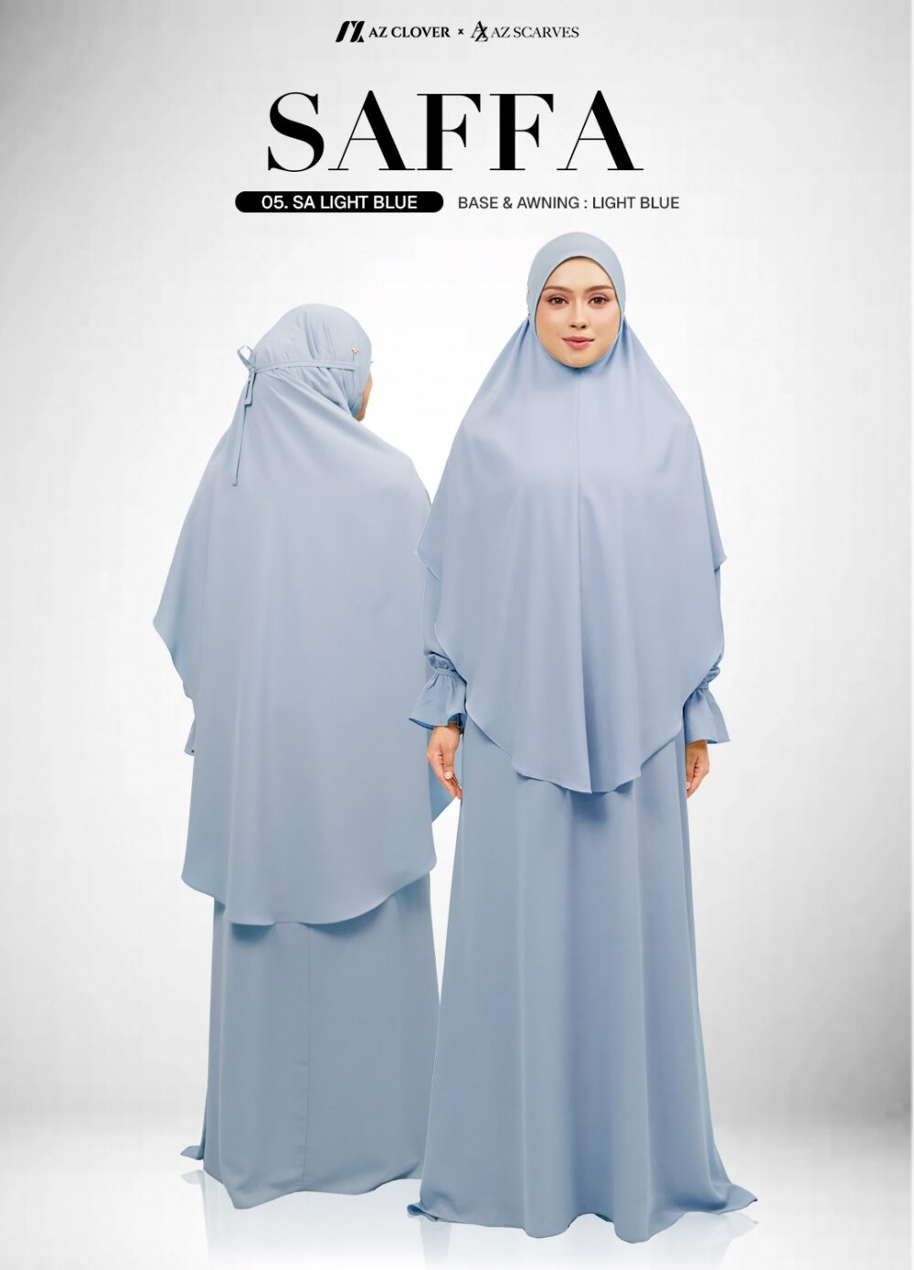 JUBAH 05 SA LIGHT BLUE – SAIZ 1